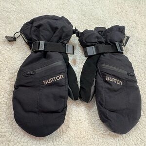 Burton Black Mittens